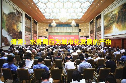 必博官方网站-傅涛：水务局应为城市化发展的产物